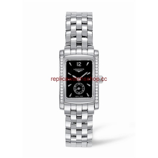 Longines DolceVita 20 Quartz Stainless Steel Diamond Black (L5.155.0.76.6) Longines DolceVita 20 Quartz Stainless Steel Diamond Black (L5.155.0.76.6)