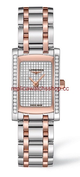 Longines DolceVita 20 Quartz Two Tone Pink Diamond (L5.155.5.00.7) Longines DolceVita 20 Quartz Two Tone Pink Diamond (L5.155.5.00.7)