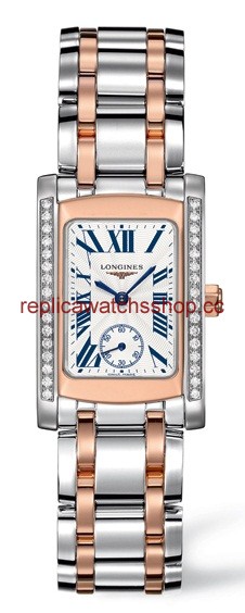 Longines DolceVita 20 Quartz Two Tone Pink Diamond (L5.155.5.79.7) Longines DolceVita 20 Quartz Two Tone Pink Diamond (L5.155.5.79.7)