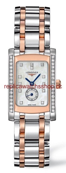 Longines DolceVita 20 Quartz Two Tone Pink Diamond (L5.155.5.89.7) Longines DolceVita 20 Quartz Two Tone Pink Diamond (L5.155.5.89.7)