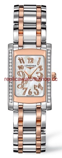 Longines DolceVita 20 Quartz Two Tone Pink Diamond (L5.155.5.99.7) Longines DolceVita 20 Quartz Two Tone Pink Diamond (L5.155.5.99.7)