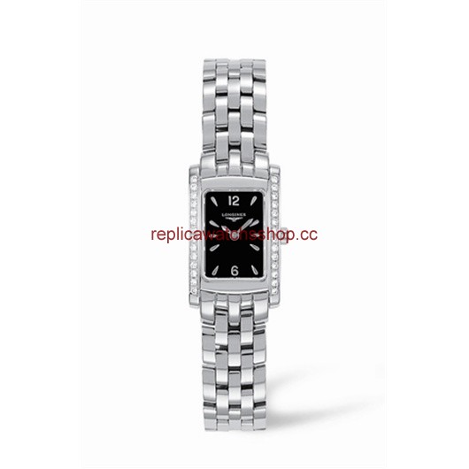 Longines DolceVita 16 Quartz Stainless Steel Diamond Black (L5.158.0.76.6)