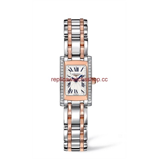Longines DolceVita 16 Quartz Two Tone Pink Diamond (L5.158.5.79.7) Longines DolceVita 16 Quartz Two Tone Pink Diamond (L5.158.5.79.7)