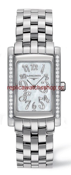 Longines DolceVita 22 Quartz Stainless Steel Diamond MOP (L5.502.0.97.6)