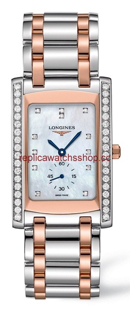 Longines DolceVita 22 Quartz Two Tone Pink Diamond (L5.655.5.89.7)