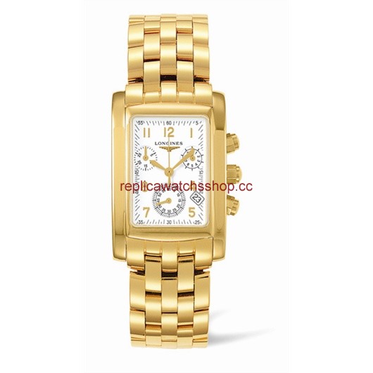 Longines DolceVita 28 Quartz Chronograph Gold (L5.656.6.13.6) Longines DolceVita 28 Quartz Chronograph Gold (L5.656.6.13.6)