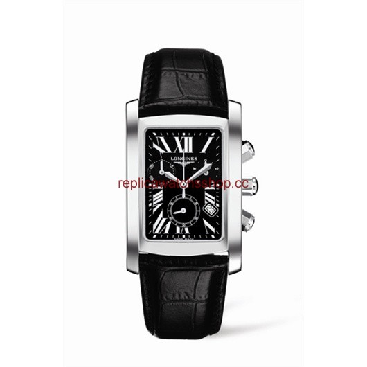 Longines DolceVita 30 Quartz Chronograph Stainless Steel Black (L5.680.4.79.3) Longines DolceVita 30 Quartz Chronograph Stainless Steel Black (L5.680.4.79.3)