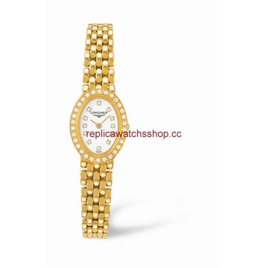 Longines Prestige Gold 15 Oval Diamond (L6.110.7.27.6) Longines Prestige Gold 15 Oval Diamond (L6.110.7.27.6)