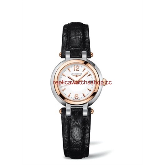 Longines PrimaLuna Quartz 26.5 Two Tone Pink Leather Arabic (L8.110.5.16.2) Longines PrimaLuna Quartz 26.5 Two Tone Pink Leather Arabic (L8.110.5.16.2)
