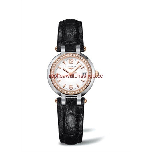 Longines PrimaLuna Quartz 26.5 Two Tone Pink Diamond Leather Arabic (L8.110.5.19.2) Longines PrimaLuna Quartz 26.5 Two Tone Pink Diamond Leather Arabic (L8.110.5.19.2)
