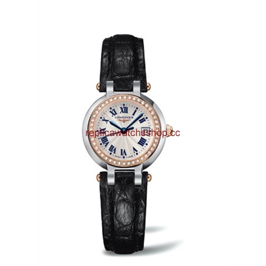 Longines PrimaLuna Quartz 26.5 Two Tone Pink Diamond Leather (L8.110.5.79.2) Longines PrimaLuna Quartz 26.5 Two Tone Pink Diamond Leather (L8.110.5.79.2)