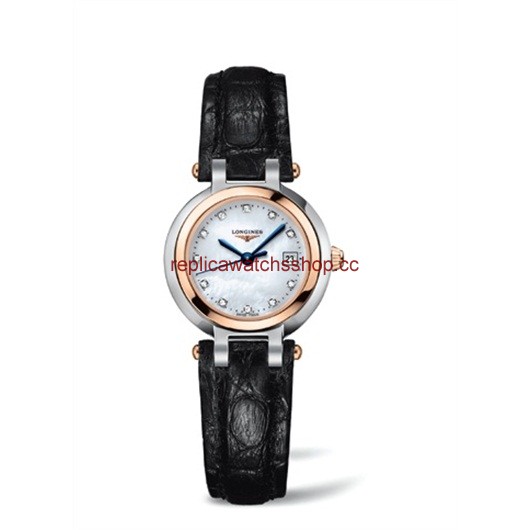 Longines PrimaLuna Quartz 26.5 Two Tone Pink Leather MOP (L8.110.5.87.2) Longines PrimaLuna Quartz 26.5 Two Tone Pink Leather MOP (L8.110.5.87.2)