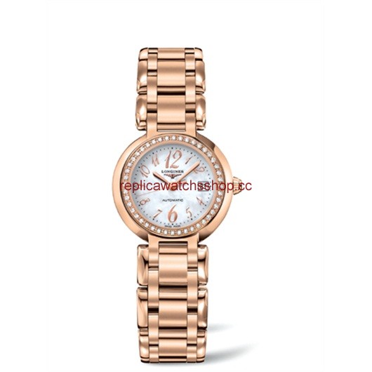 Longines PrimaLuna Automatic 26.5 Pink Gold Diamond Funky MOP (L8.111.9.83.6) Longines PrimaLuna Automatic 26.5 Pink Gold Diamond Funky MOP (L8.111.9.83.6)