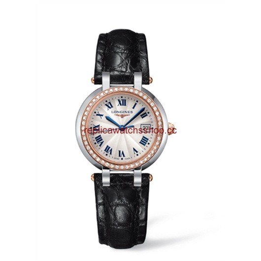 Longines PrimaLuna Quartz 30 Two Tone Pink Diamond Leather (L8.112.5.79.2) Longines PrimaLuna Quartz 30 Two Tone Pink Diamond Leather (L8.112.5.79.2)