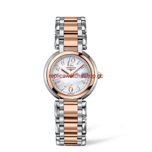 Longines PrimaLuna Quartz 30 Two Tone Pink Funky MOP (L8.112.5.83.6) Longines PrimaLuna Quartz 30 Two Tone Pink Funky MOP (L8.112.5.83.6)