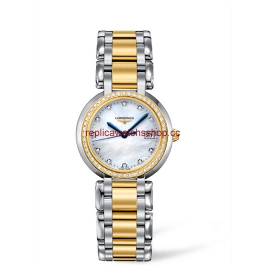 Longines PrimaLuna Quartz 30 Two Tone Diamond MOP (L8.112.5.97.6) Longines PrimaLuna Quartz 30 Two Tone Diamond MOP (L8.112.5.97.6)
