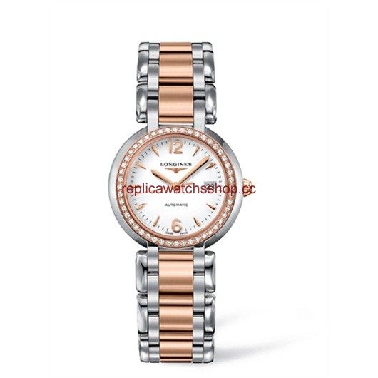 Longines PrimaLuna Automatic 30 Two Tone Pink Diamond Arabic (L8.113.5.19.6) Longines PrimaLuna Automatic 30 Two Tone Pink Diamond Arabic (L8.113.5.19.6)