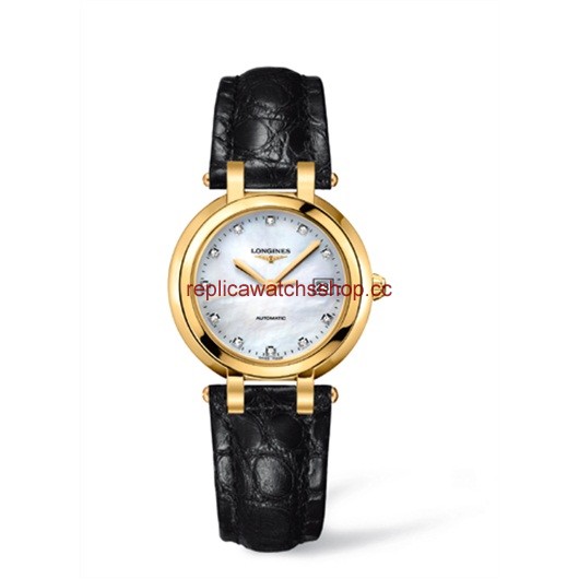 Longines PrimaLuna Automatic 30 Yellow Gold Strap MOP (L8.113.6.87.2)