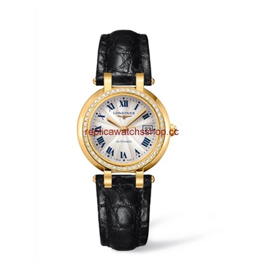 Longines PrimaLuna Automatic 30 Yellow Gold Diamond Leather (L8.113.7.78.2) Longines PrimaLuna Automatic 30 Yellow Gold Diamond Leather (L8.113.7.78.2)