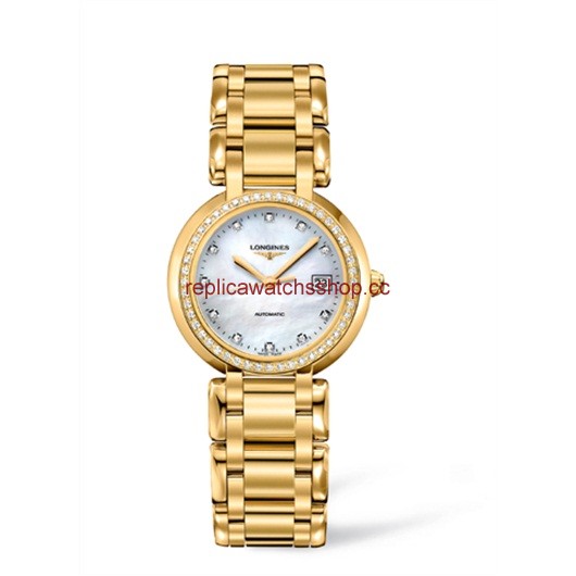Longines PrimaLuna Automatic 30 Yellow Gold Diamond MOP (L8.113.7.87.6) Longines PrimaLuna Automatic 30 Yellow Gold Diamond MOP (L8.113.7.87.6)