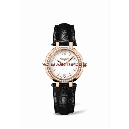 Longines PrimaLuna Automatic 30 Pink Gold Diamond Leather Arabic (L8.113.9.16.2) Longines PrimaLuna Automatic 30 Pink Gold Diamond Leather Arabic (L8.113.9.16.2)