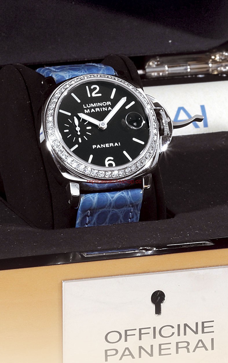 Panerai Luminor Marina Automatic Diamond Bezel (PAM00071)