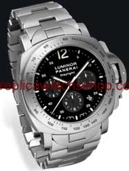 Panerai Luminor Chrono Daylight Black Bracelet (PAM00236)
