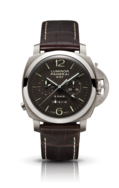 Panerai Luminor 1950 Chrono Monopulsante 8 Days GMT Titanio (PAM00311) Panerai Luminor 1950 Chrono Monopulsante 8 Days GMT Titanio (PAM00311)