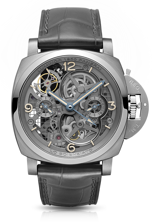 Panerai Luminor 1950 Tourbillon GMT Titanio Lo Scienziato (PAM00578)