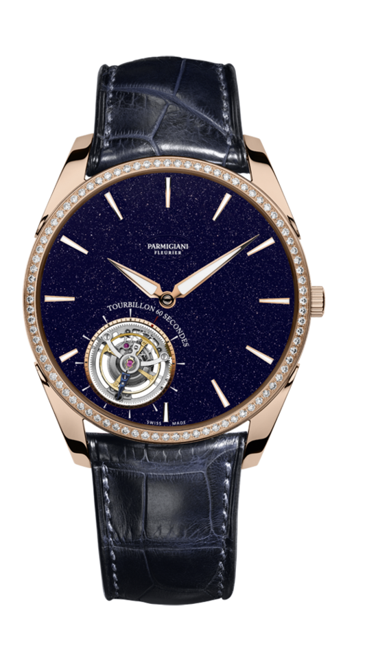 Parmigiani Fleurier Tonda 1950 Tourbillon Diamond / Blue Aventurine (PFH279-1067000) Parmigiani Fleurier Tonda 1950 Tourbillon Diamond / Blue Aventurine (PFH279-1067000)