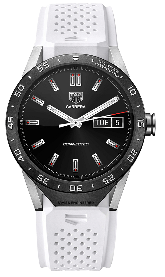 TAG Heuer Carrera Connected White Strap (SAR8A80.FT6056) TAG Heuer Carrera Connected White Strap (SAR8A80.FT6056)