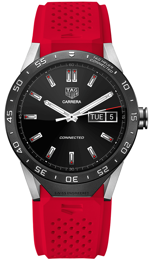 TAG Heuer Carrera Connected Red Strap (SAR8A80.FT6057) TAG Heuer Carrera Connected Red Strap (SAR8A80.FT6057)