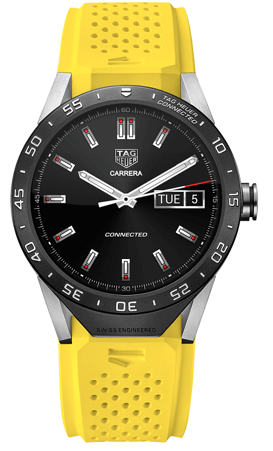 TAG Heuer Carrera Connected Yellow Strap (SAR8A80.FT6060) TAG Heuer Carrera Connected Yellow Strap (SAR8A80.FT6060)