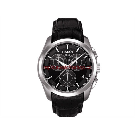 Tissot Couturier Quartz Chronograph Black / Strap (T0356171605100) Tissot Couturier Quartz Chronograph Black / Strap (T0356171605100)