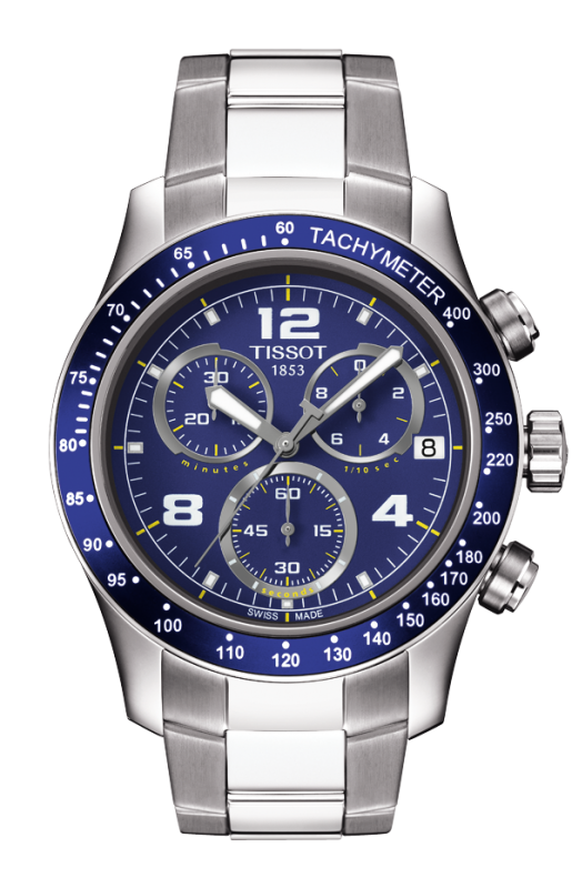 Tissot V8 Quartz Chronograph Tachymeter Blue (T0394171104702)
