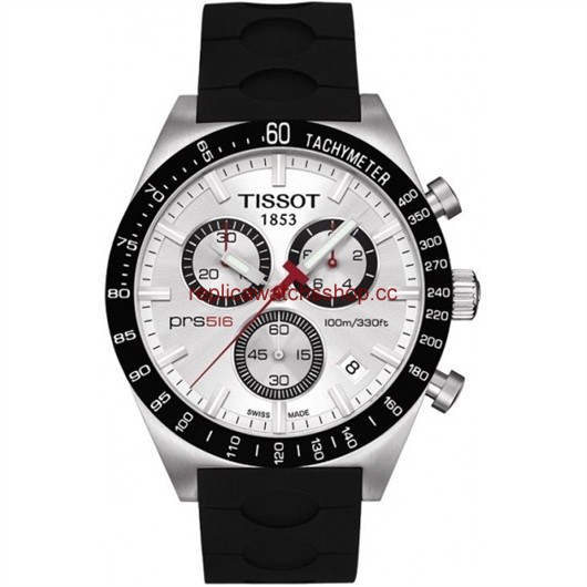 Tissot PRS 516 Quartz Chronograph Silver Rubber (T0444172703100) Tissot PRS 516 Quartz Chronograph Silver Rubber (T0444172703100)