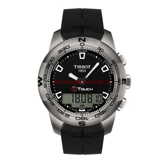 Tissot T-Touch II Black Ti Rubber (T0474204705100)