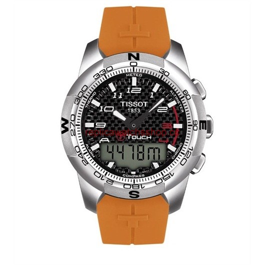Tissot T-Touch II Orange Rubber Carbon (T0474204720701) Tissot T-Touch II Orange Rubber Carbon (T0474204720701)