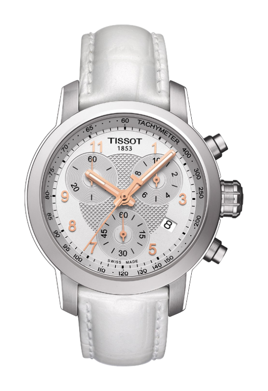 Tissot PRC 200 Quartz Chronograph Lady Rose Roman White (T0552171603201) Tissot PRC 200 Quartz Chronograph Lady Rose Roman White (T0552171603201)