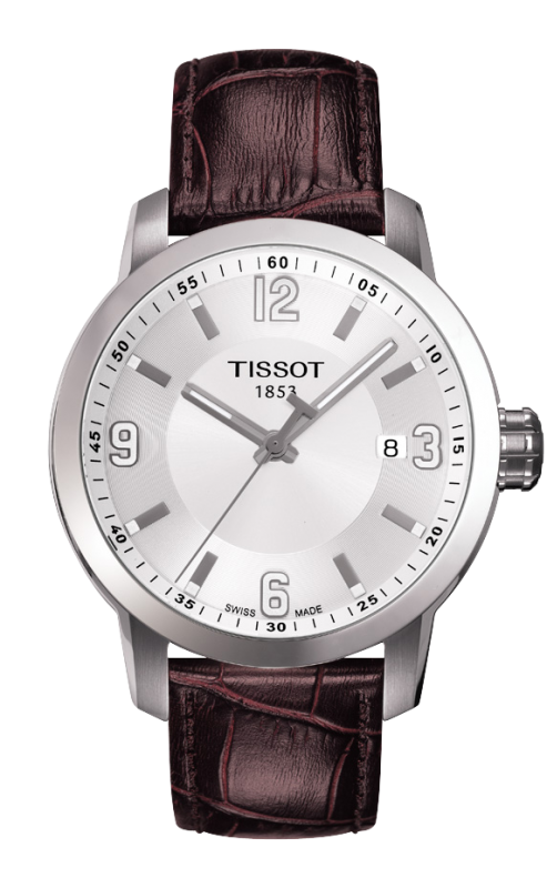Tissot PRC 200 Quartz Silver Brown Leather (T0554101601701) Tissot PRC 200 Quartz Silver Brown Leather (T0554101601701)