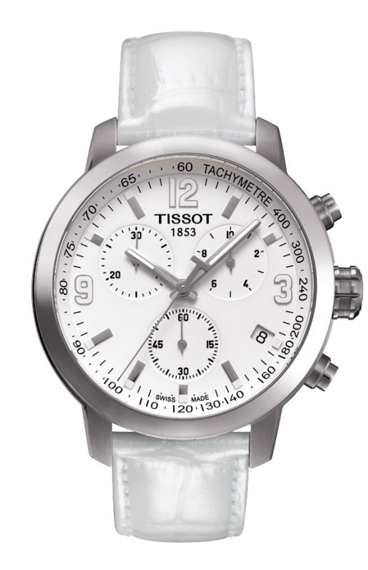 Tissot PRC 200 Quartz Chronograph White Leather (T0554171601700)