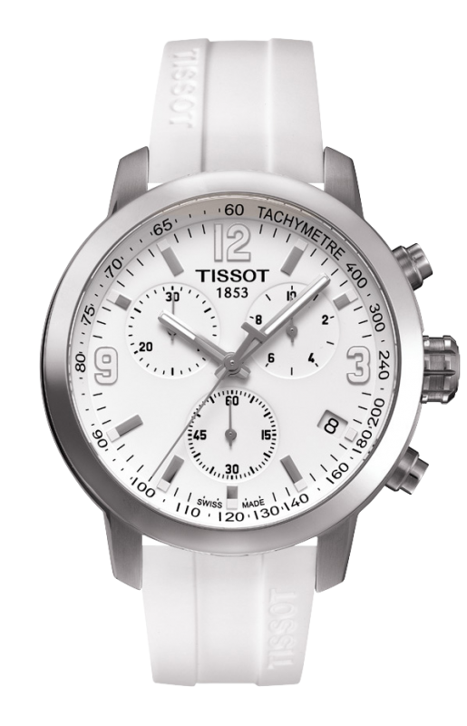 Tissot PRC 200 Quartz Chronograph White Rubber (T0554171701700) Tissot PRC 200 Quartz Chronograph White Rubber (T0554171701700)