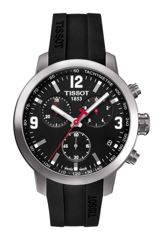 Tissot PRC 200 Quartz Chronograph Black Rubber (T0554171705700) Tissot PRC 200 Quartz Chronograph Black Rubber (T0554171705700)