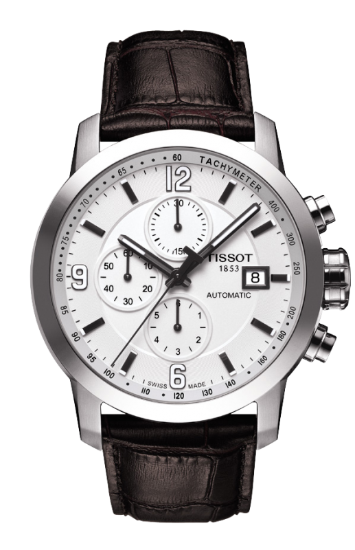 Tissot PRC 200 Automatic Chronograph Silver Leather (T0554271601700) Tissot PRC 200 Automatic Chronograph Silver Leather (T0554271601700)