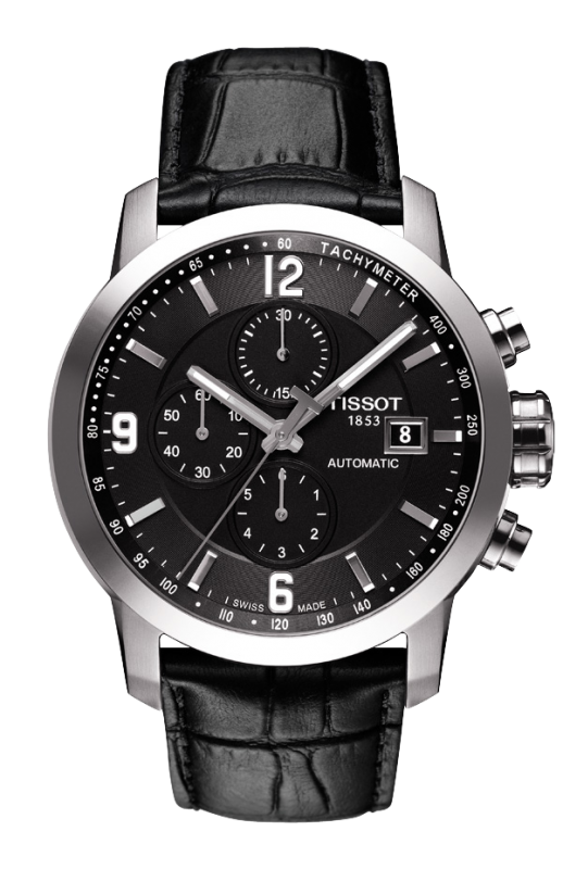 Tissot PRC 200 Automatic Chronograph Black Leather (T0554271605700) Tissot PRC 200 Automatic Chronograph Black Leather (T0554271605700)
