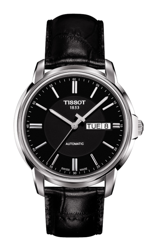 Tissot Automatics III Black / Strap (T0654301605100)