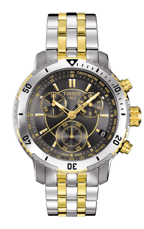 Tissot PRS 200 Quartz Chronograph Two Tone Grey (T0674172205100) Tissot PRS 200 Quartz Chronograph Two Tone Grey (T0674172205100)