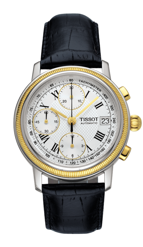 Tissot Bridgeport Automatic Chronograph Gold Bezel (T71042733) Tissot Bridgeport Automatic Chronograph Gold Bezel (T71042733)