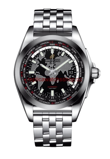 Breitling Galactic Unitime SleekT Black (WB3510U4/BD94/375A) Breitling Galactic Unitime SleekT Black (WB3510U4/BD94/375A)