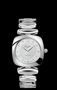 Glashutte Original Pavonina Steel Silver Diamond Bracelet Arab (1-03-02-12-12-14) Watch